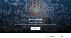 Desktop Screenshot of kvarkadabra.net